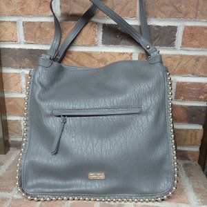 Charcoal grey studded shoulder bag 💙JESSICA SIMPSON